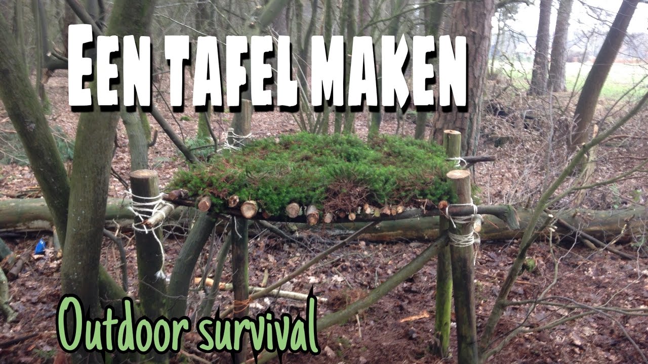 Bushcraft : Een tafel maken | Outdoor Survival