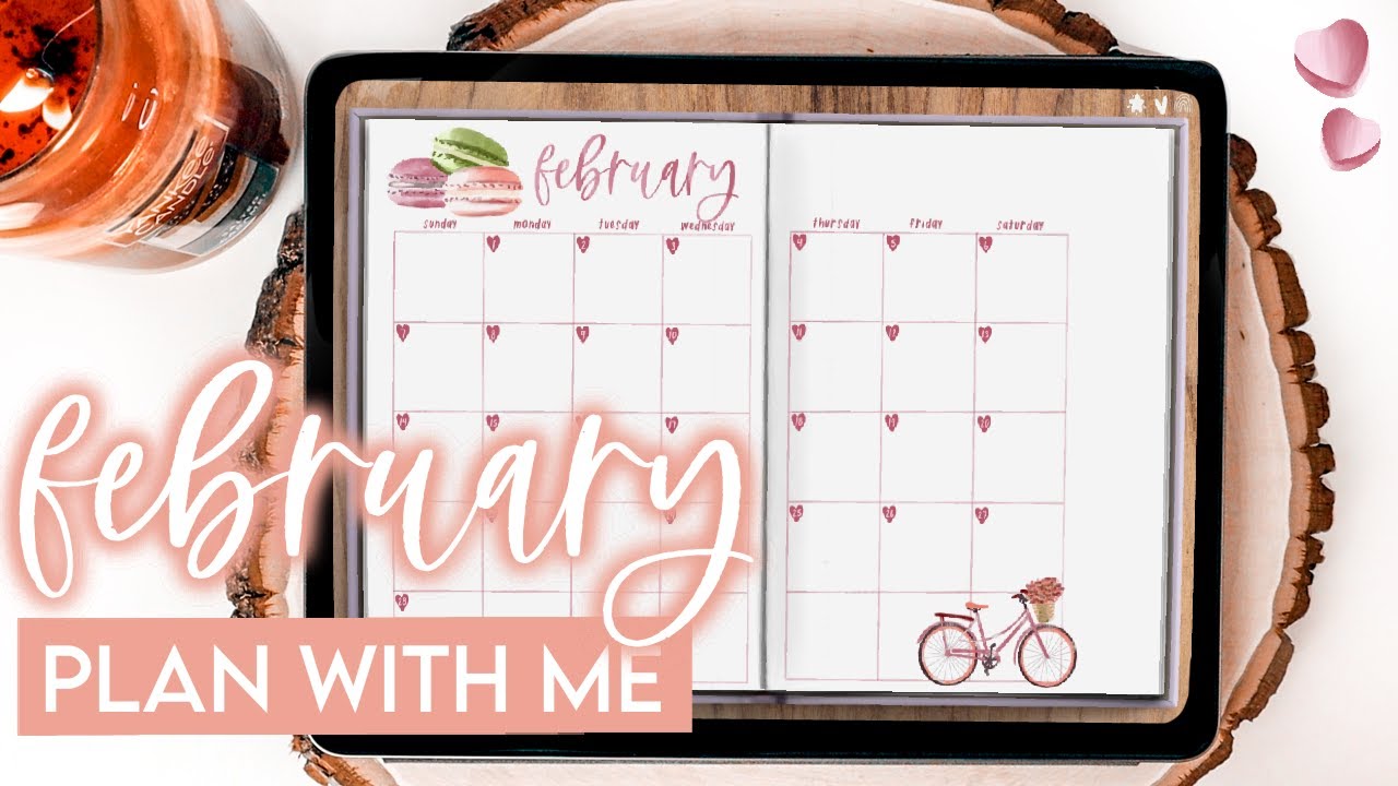 PLAN WITH ME | February 2021 iPad Planner Set-Up in GoodNotes 5