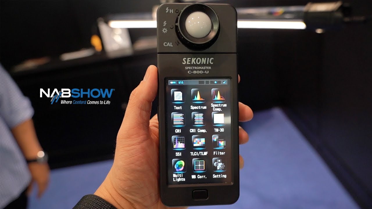 Sekonic C-800 SpectroMaster Color Meter - NAB 2019