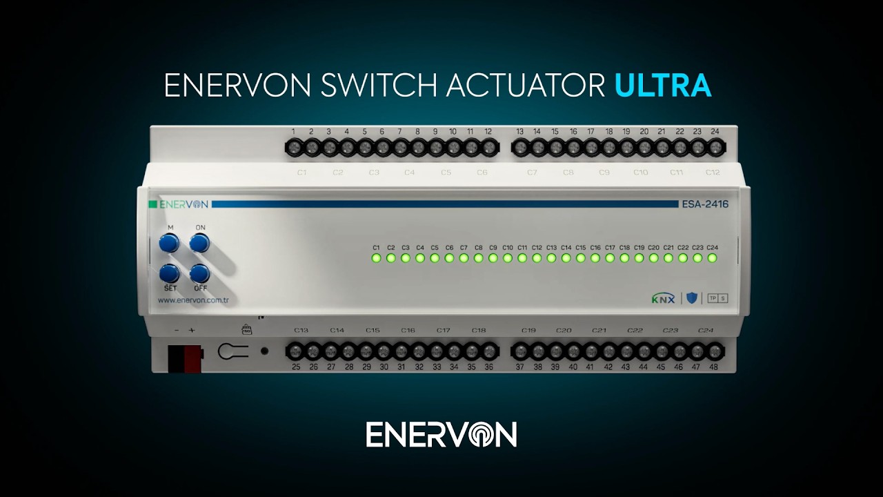 Enervon Switch Actuator Ultra: A New Era in Smart Building Automation | KNX