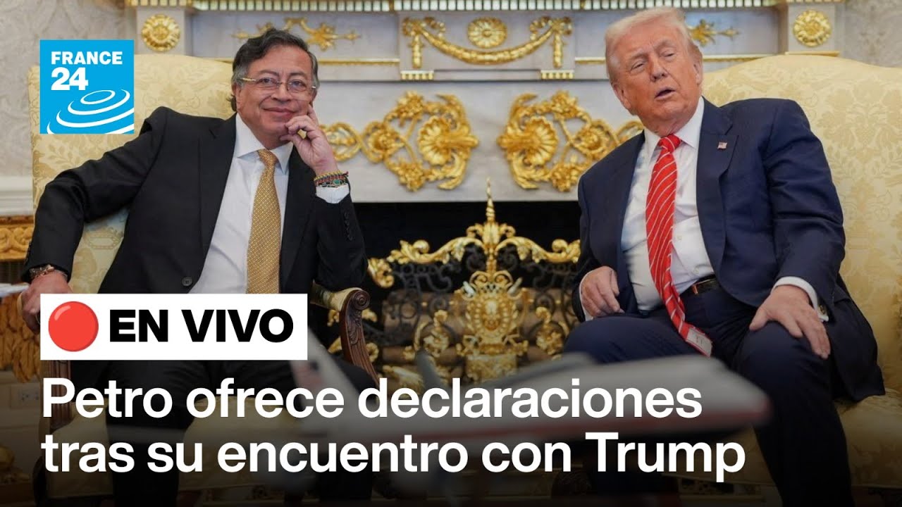 🔴 En vivo | Petro ofrece declaraciones tras su encuentro con Trump