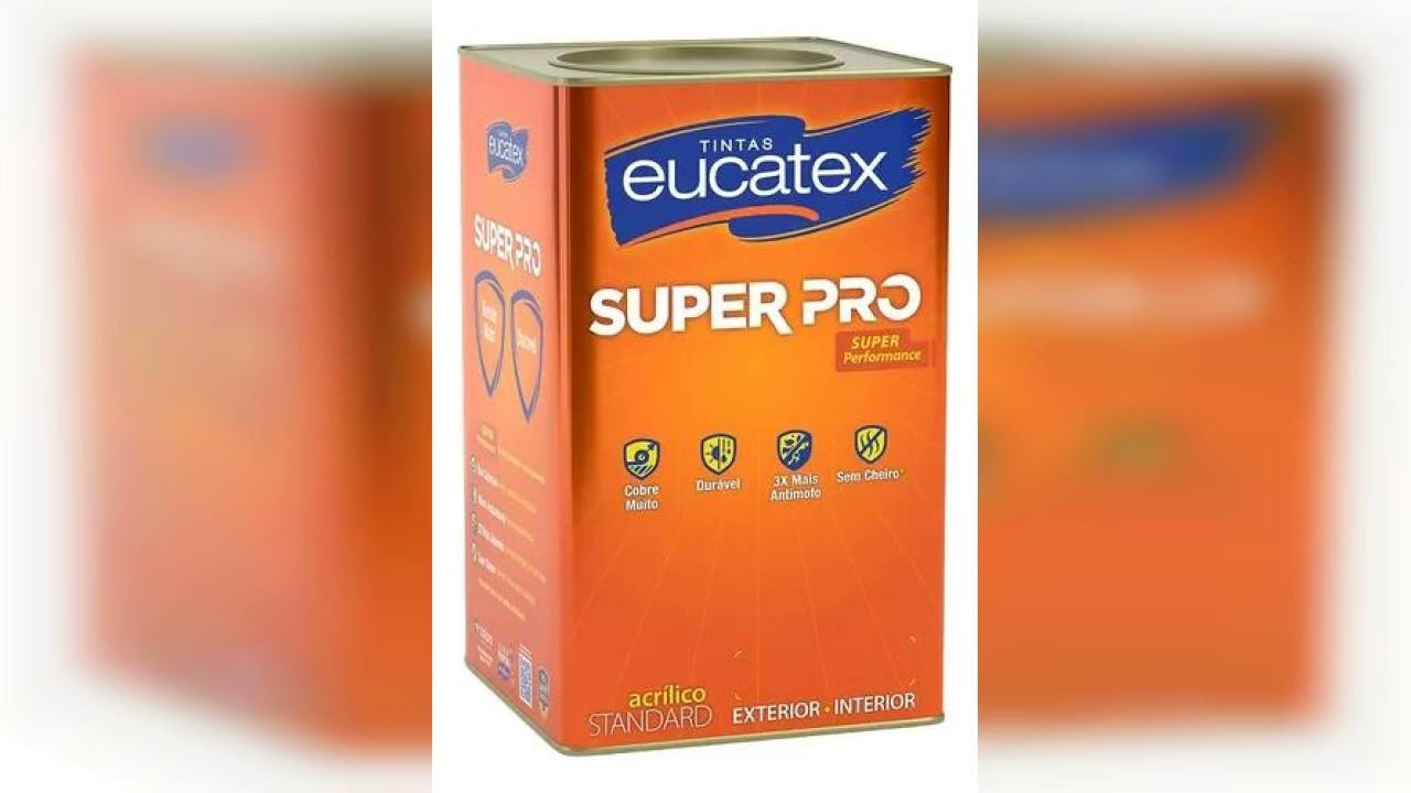 Review: Tinta Acrílica Eucatex Amarelo Canário Standard Super Pro -