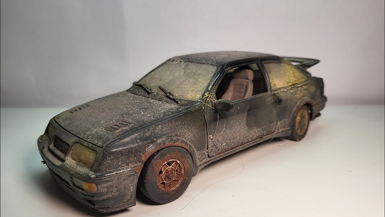 Restoration Ford Sierra RS Cosworth /Red Pearl