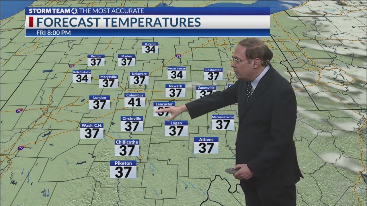 Storm Team 4: Forecast Temperatures, Friday 4/1