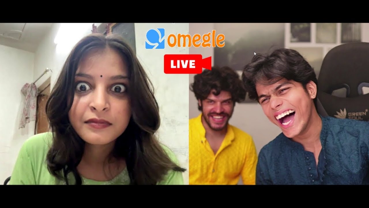 omegle live with Omegle king @adarshuc 😍😂