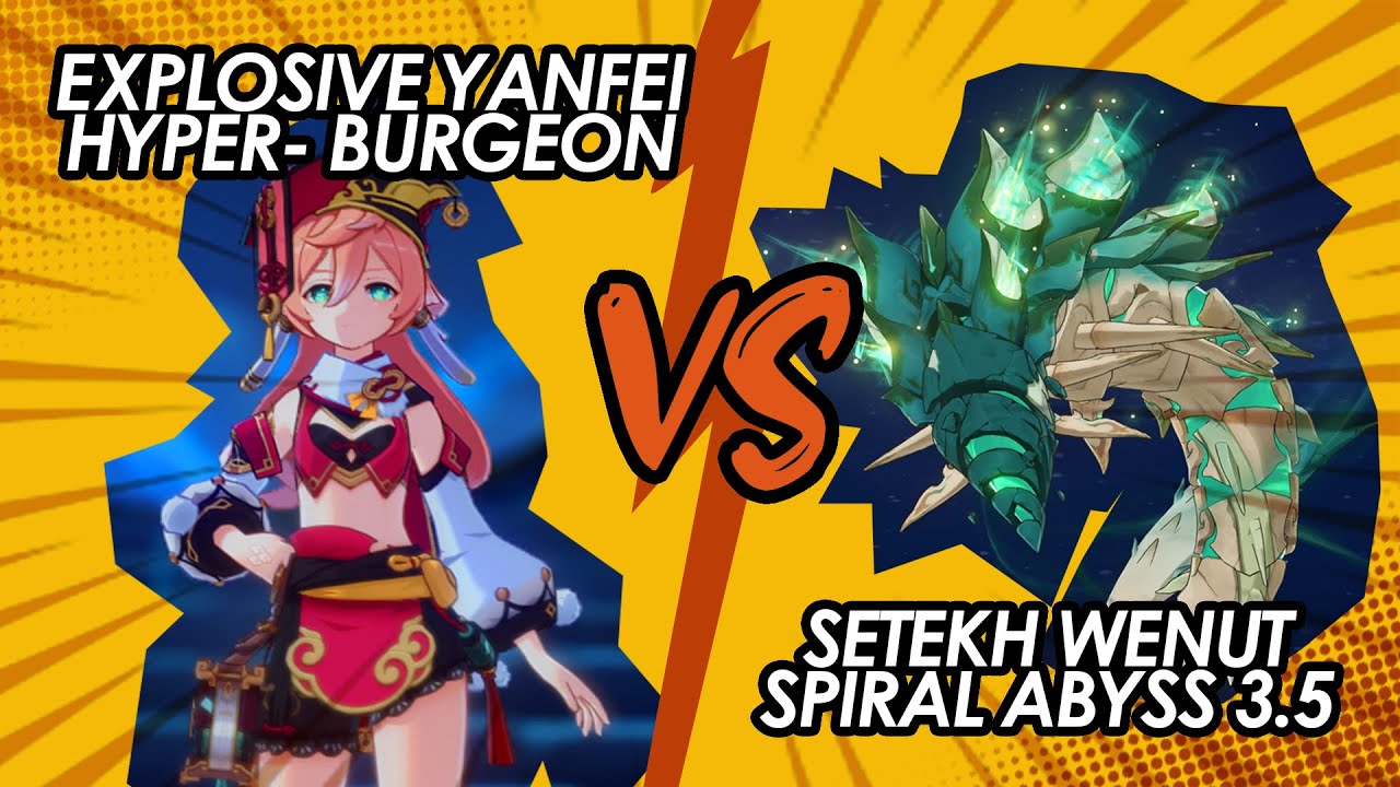 Yanfei VS 3.5 Spiral Abyss Floor 12 │Vape & Hyper-Burgeon Showcase │Genshin Impact