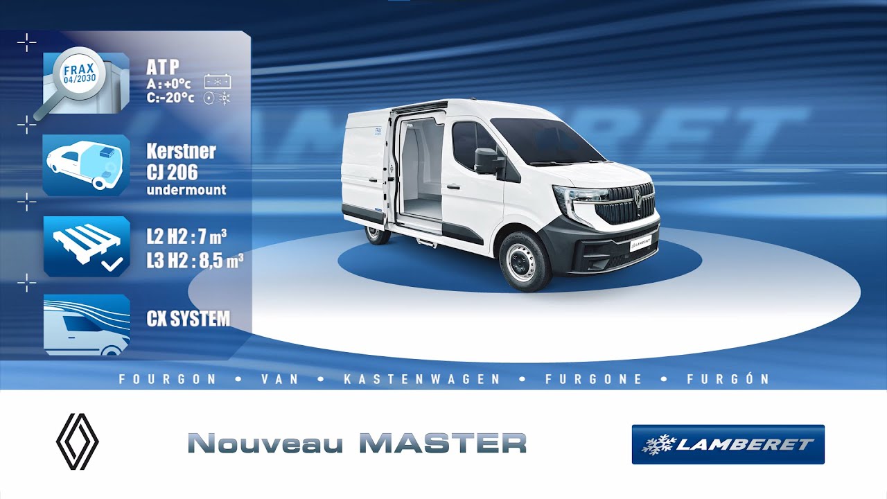 Nuovo RENAULT Master furgone frigorifero