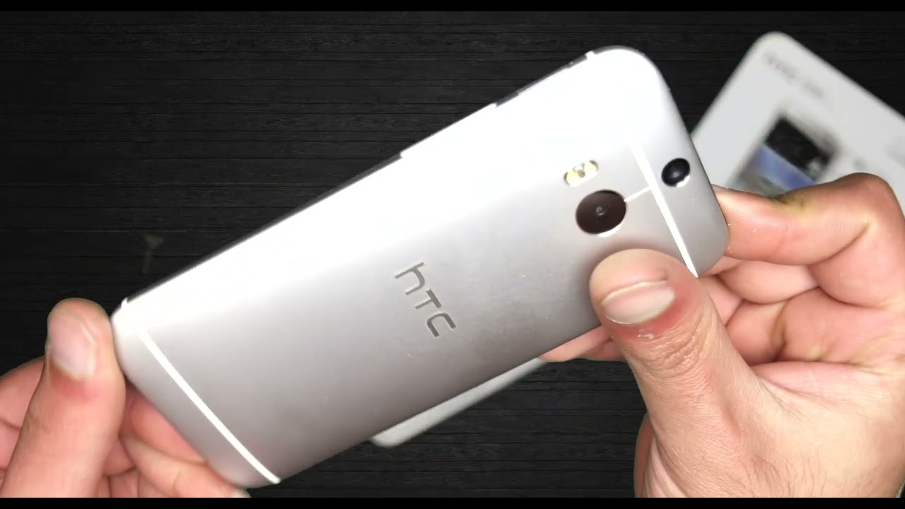 HTC One M8, Glacial Silver 32GB unboxing