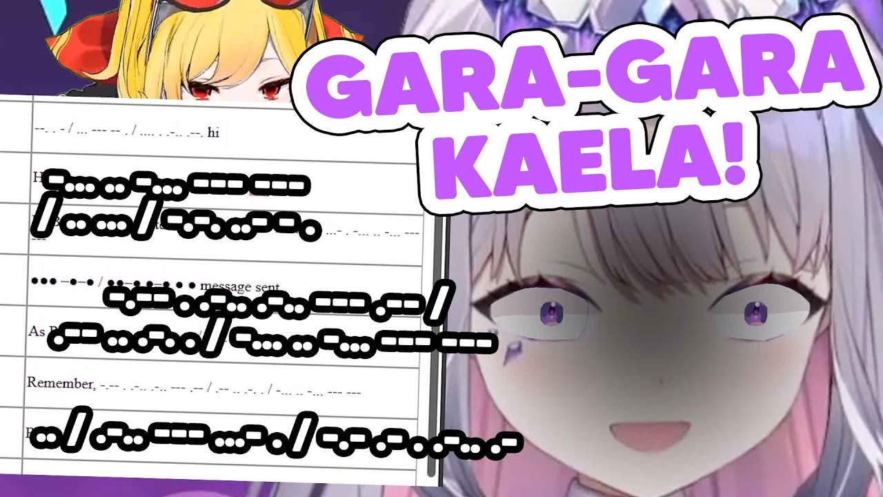 Bijou marah-marah karena Kaela bikin dia baca Sandi Morse Superchat