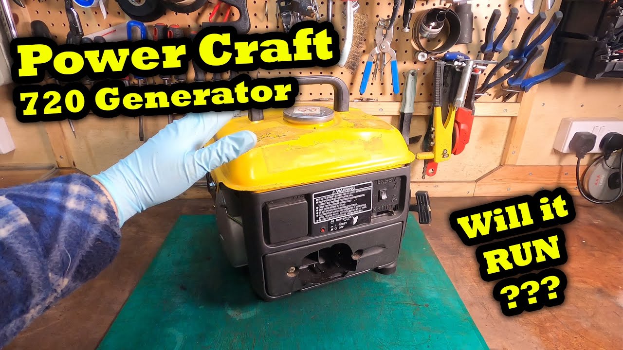 Power Craft 720 Two Stroke Portable Generator - Will it Run?
