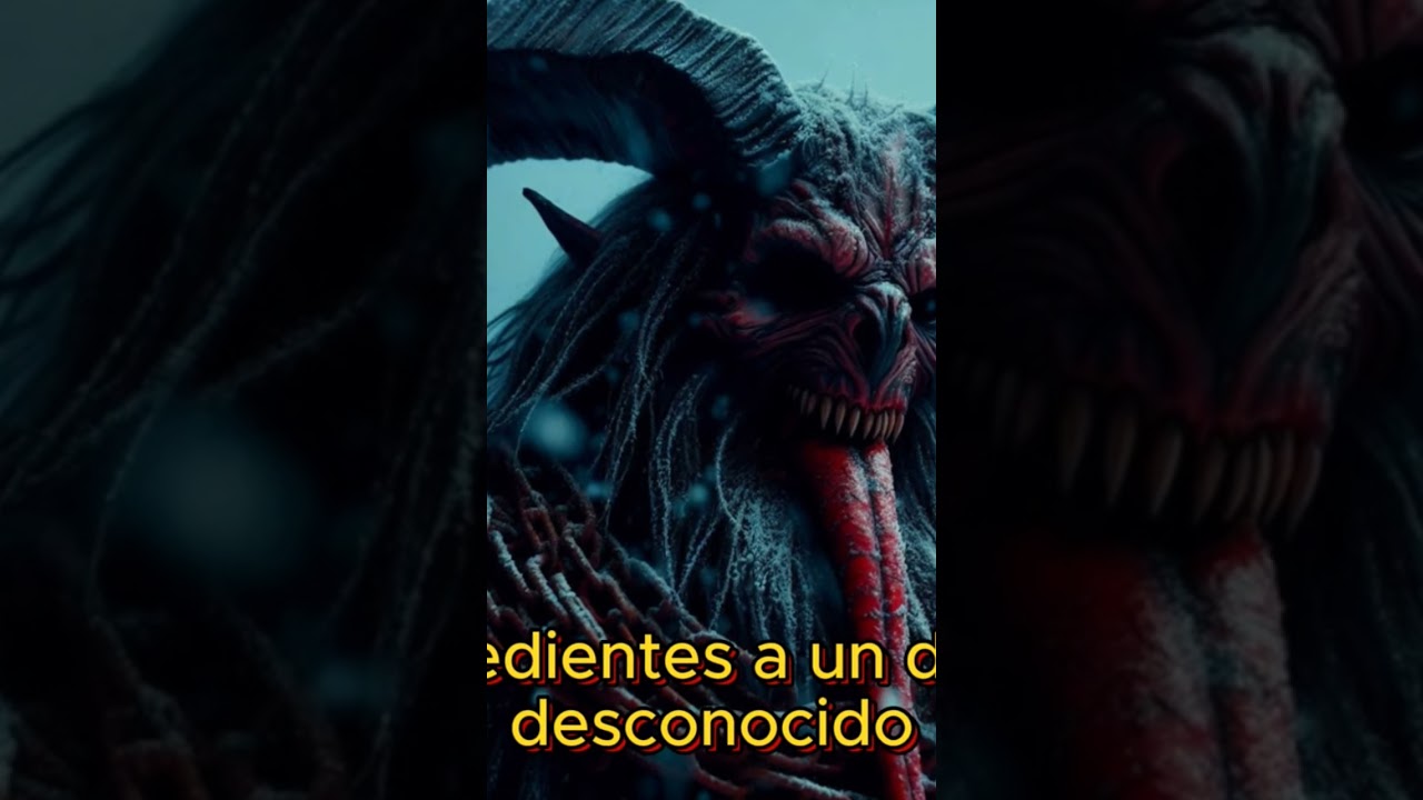 El demonio de la navidad #navidad #christmas #misterio #krampus #historiasdeterror #terrornocturno