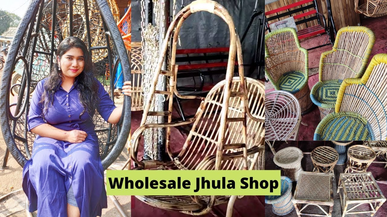 Wholesale Jhula Shop Starts From 2500rs || All Types of Jhula Available || Cane Furniture