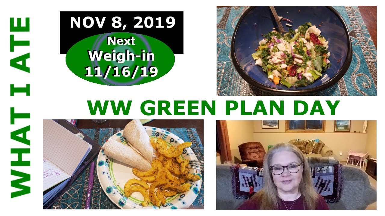 GREEN PLAN on WW What I ate and how to make my meals