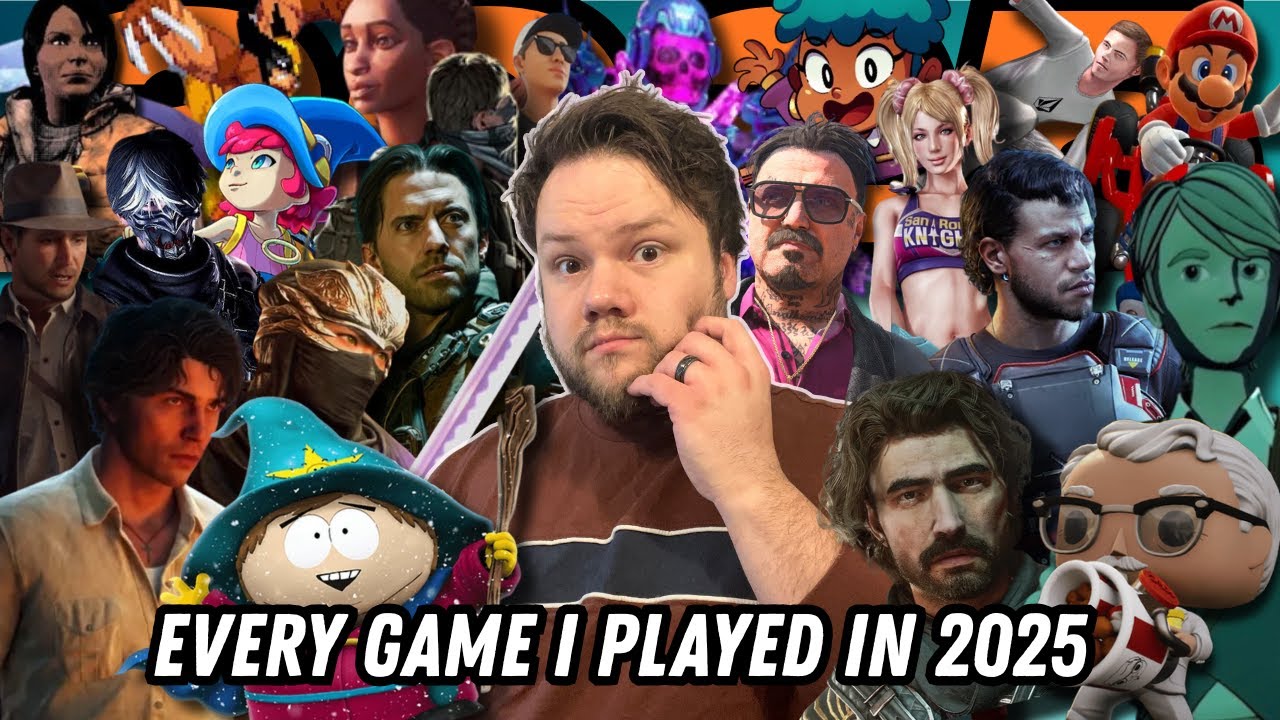 Every Game I played In 2025 But Didn't Have Enough Material To Make A Whole Video About