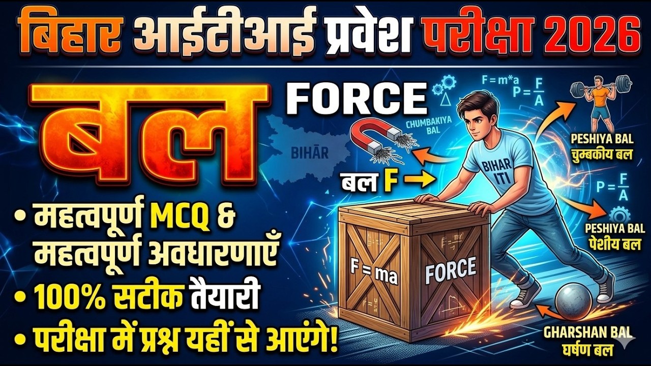 ITI Science Class 2026 | Important Topics in 1 Video 🎯  ITI 2026 निकालना है तो ये Science Class देखो
