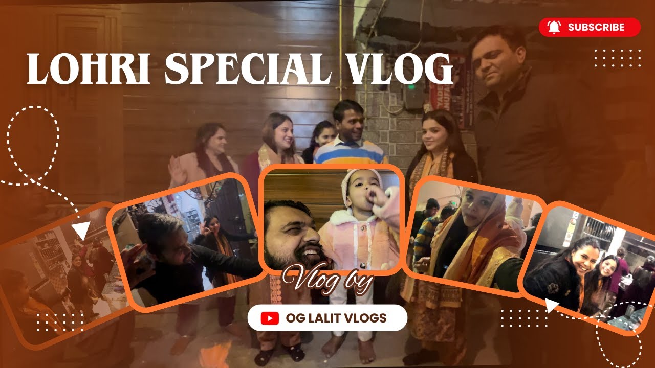 Lohri Night with Family | Bonfire, Dance & Desi Vibes 🔥 | OG Lalit Vlogs