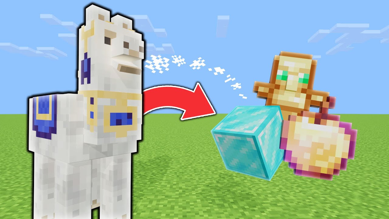 Minecraft, But Llamas Spit OP Items...