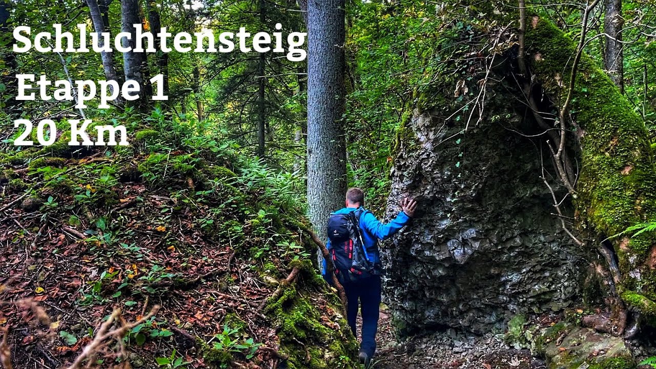 119 Km Schluchtensteig im Schwarzwald -Etappe 1-