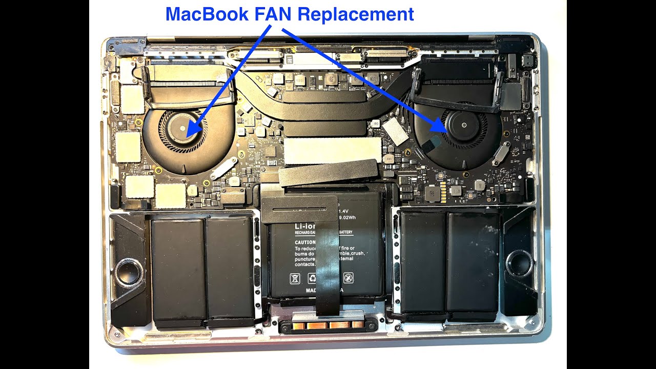 Macbook Pro 2018 A1706 fan replacement