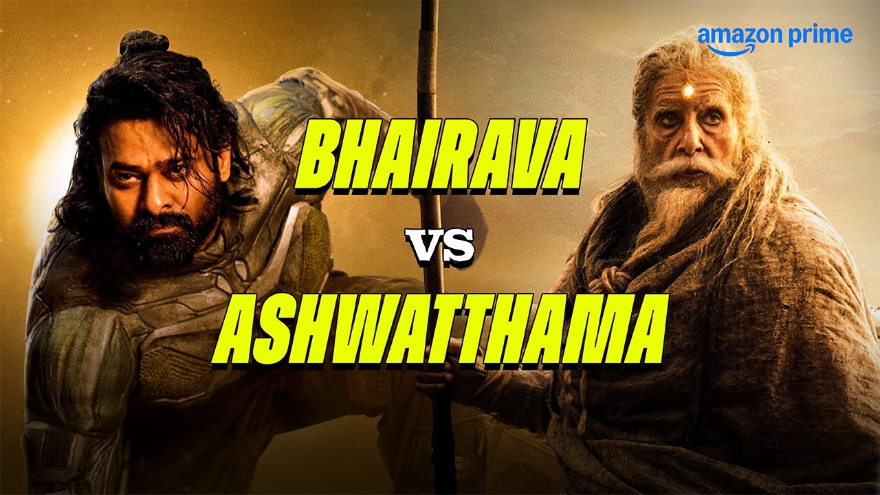 Bhairava vs Ashwatthama 🔥 in Kalki 2898 AD | Fight Scene | Amitabh Bachchan, Prabhas | Action Movie