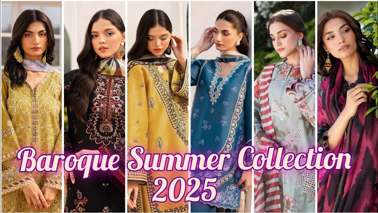 baroque lawn collection 2025 || Barouqe Summer Collection 2025 #baroque