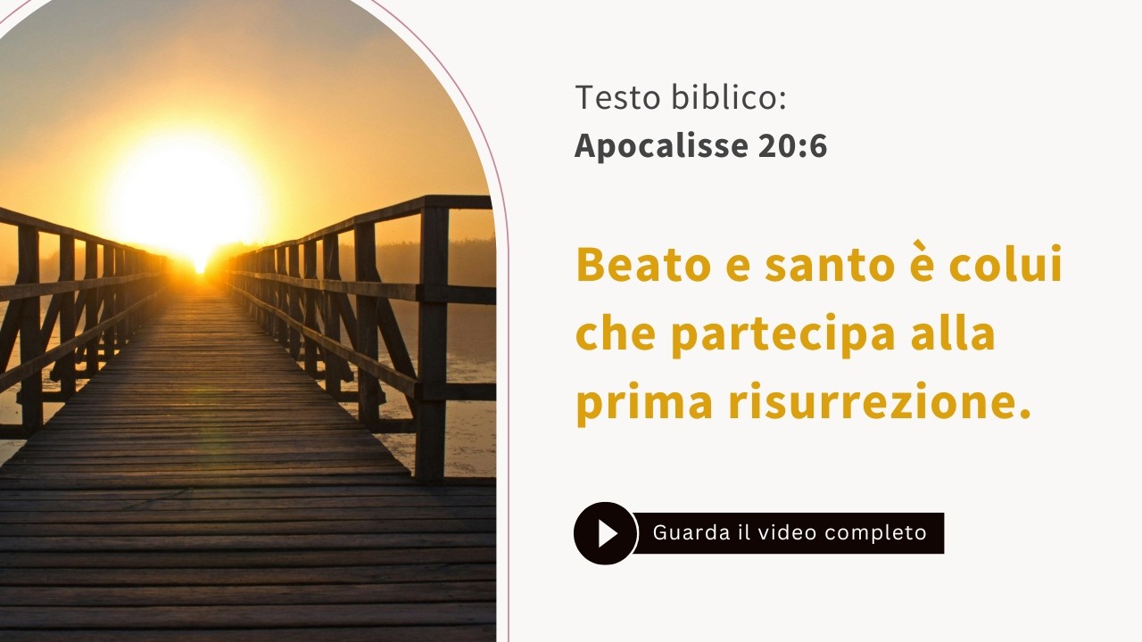 Beato e santo è colui che partecipa alla prima resurrezione - Francesco Molea