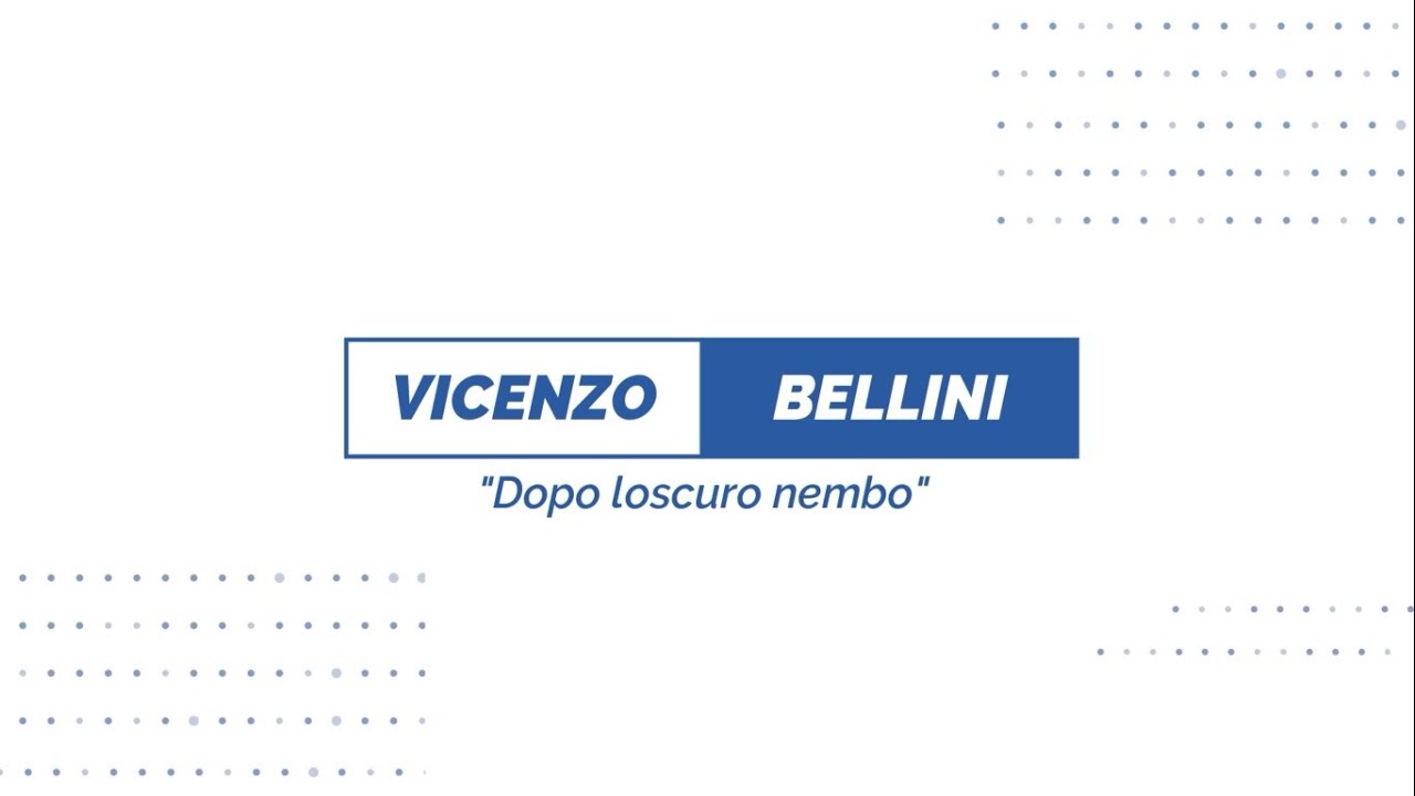 Dopo loscuro nembo - Vicenzo Bellini *Video partitura* (Piano accompaniment) Karaoke, Score HD