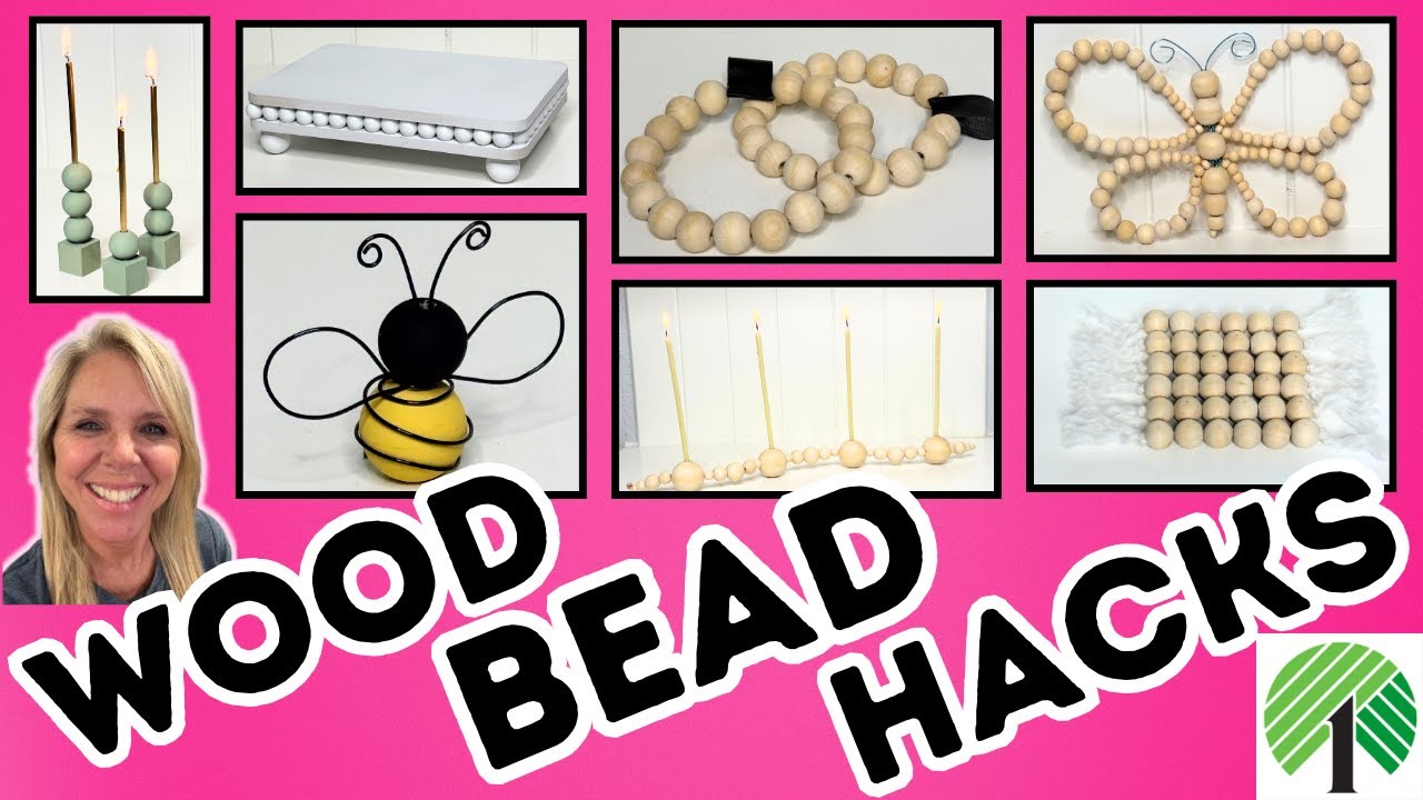 Budget-Friendly Wooden Bead DIY Decor ANYONE Can Make!!!!