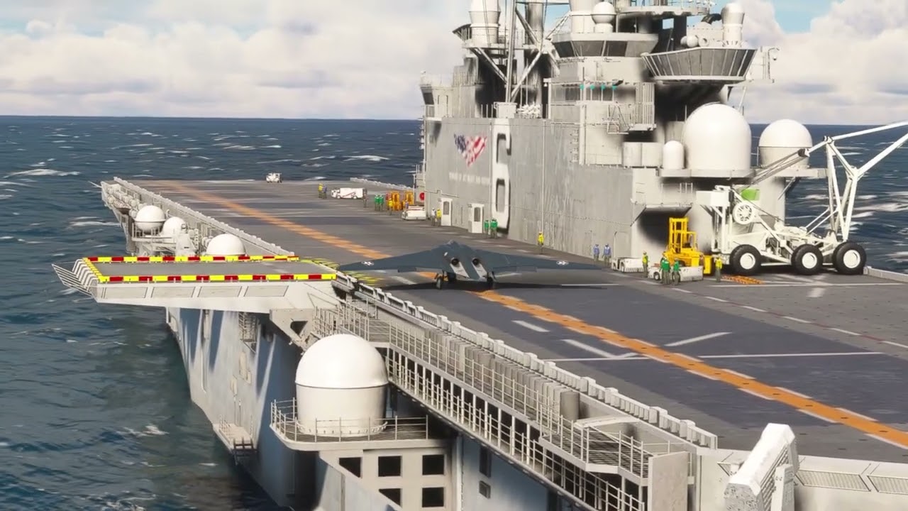 What If the Horten Ho 229 Served in the U.S. Navy? Epic Carrier Operations! 🔥