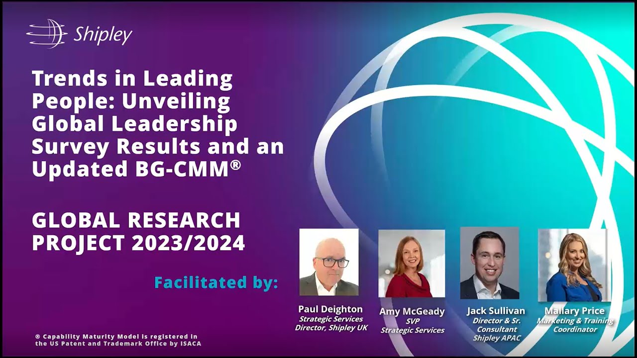 Trends in Leading People: Unveiling Global Leadership Survey Results and an Updated BG-CMM-Feb 2024