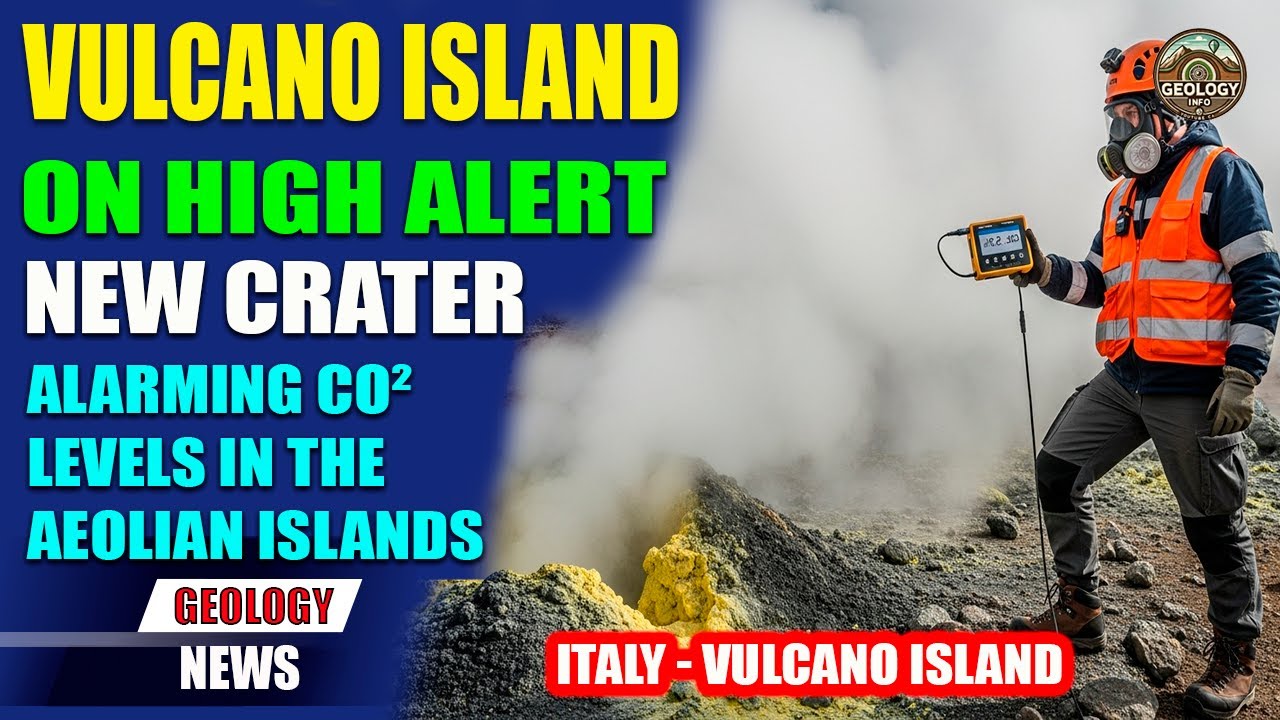 Vulcano Island IN ITALY on MAXIMUM ALERT