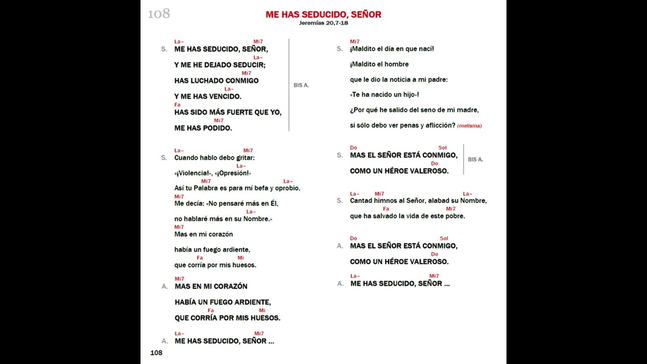 Me has seducido señor   Kiko Argüello