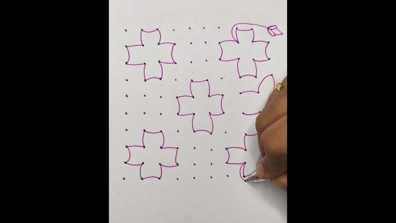 10×10 easy rangoli 