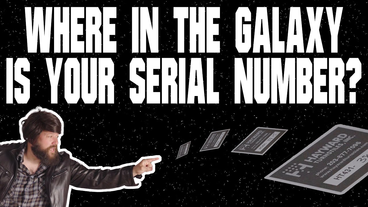 How to Locate the Serial Number on Your Hayward HT431 SecureTurn Full Height Turnstile