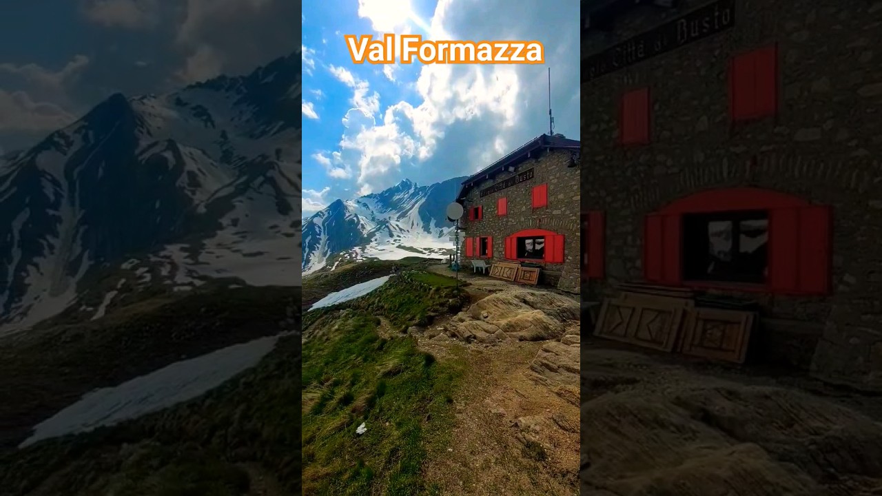 Rifugio Citt&agrave; di Busto, alta Val Formazza 🥾🎒 #Shorts #ValFormazza #Outdoor