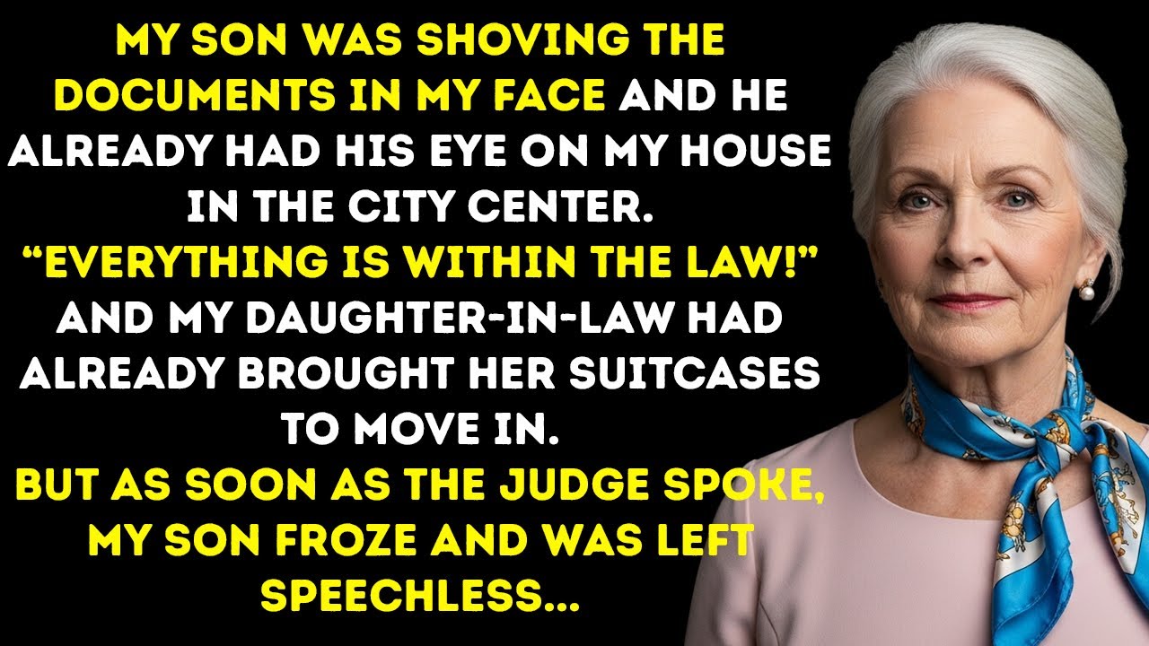 My Son Pressured Me To Sign Over My House And Wanted Everything—But Then The Judge Spoke...