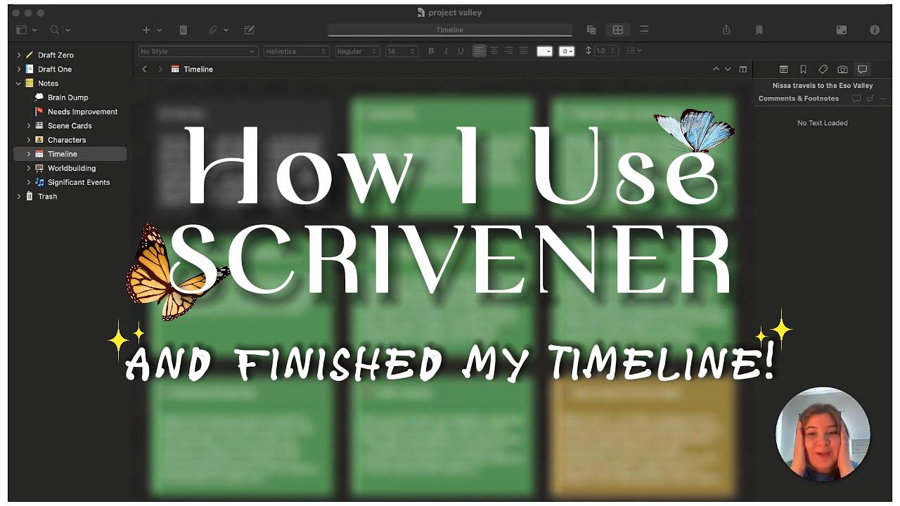 how i'm using SCRIVENER to write my debut novel 🧚✨📝 realizations & timeline completion