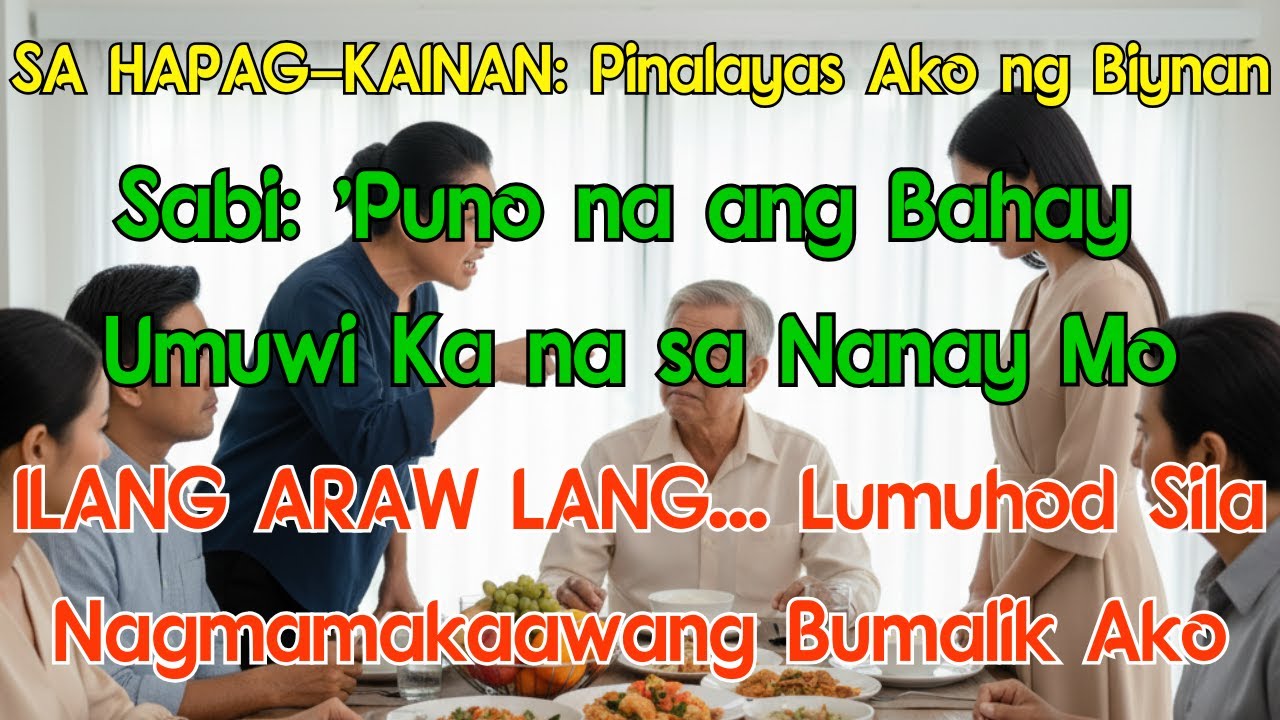 SA HAPAG-KAINAN: Pinalayas Ako ng Biynan, Sabi: 'Puno na ang Bahay, Umuwi Ka na sa Nanay Mo
