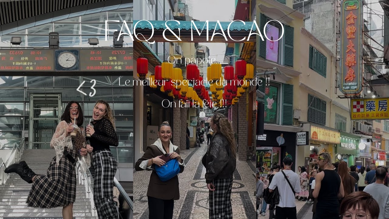 FAQ & MACAO !!! On papote… Le meilleur spectacle du monde !!! On fait la fête !!! 