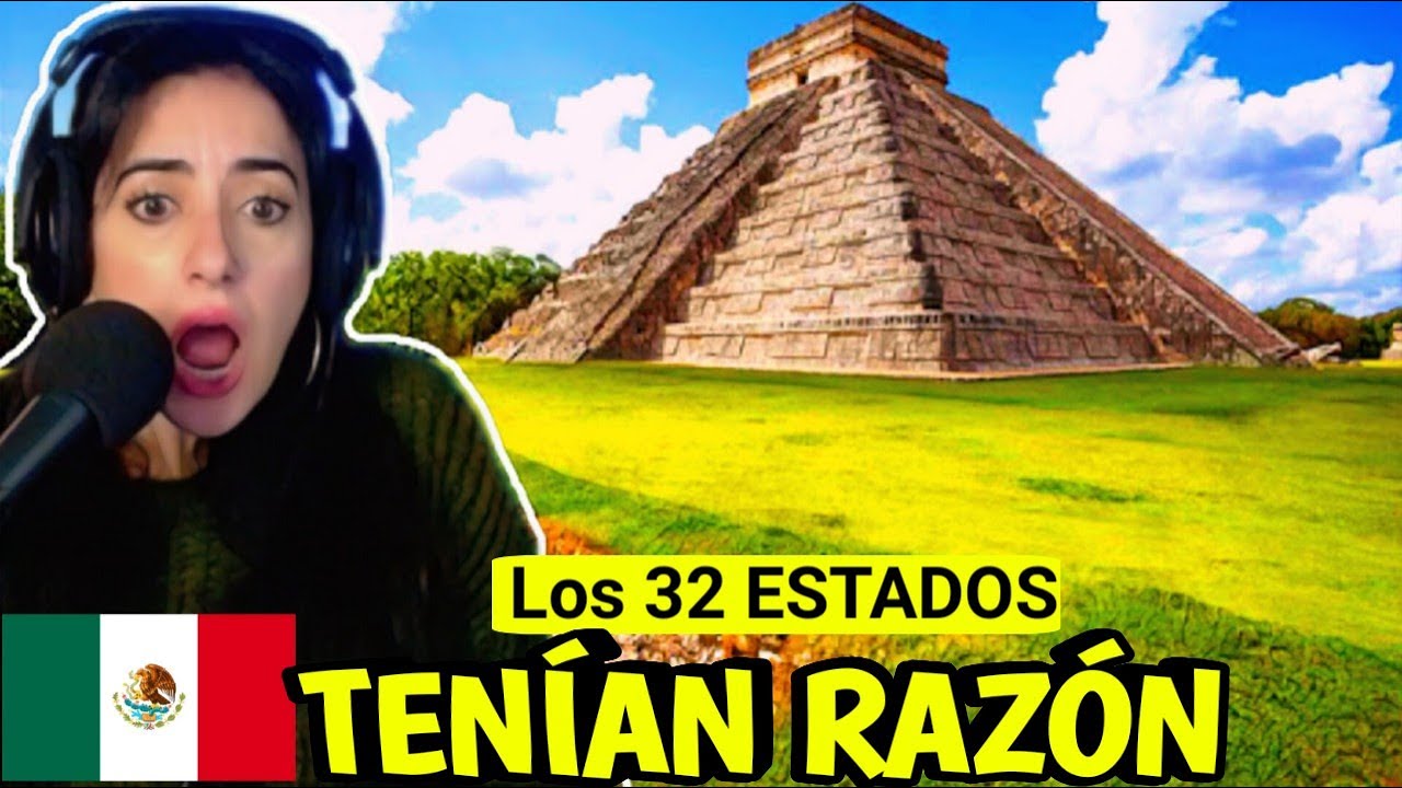 EXTRANJERA ALUCINA con MÉXICO💥Reaccion a los 32 estados de mexico Parte 2 | EXTRANJERA reacciona