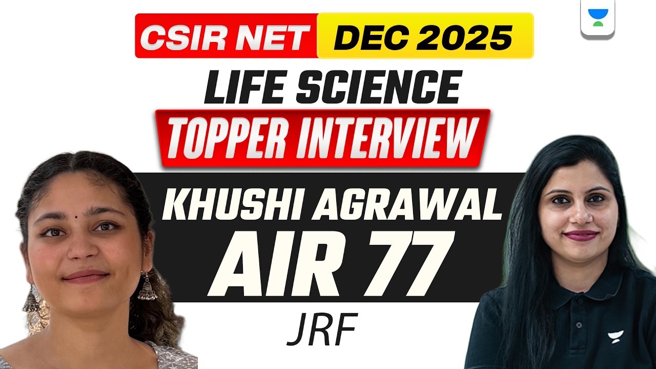 CSIR NET Dec 2025 Rankers Interview | CSIR NET Life Sciences Topper AIR 77 JRF