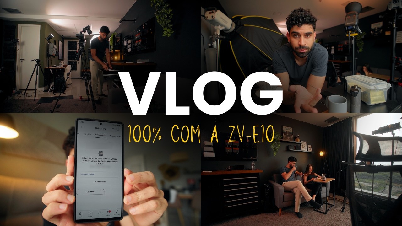 A Verdade sobre a ZV-E10 para Vlogs + comprei o S26 Ultra! - Vlog