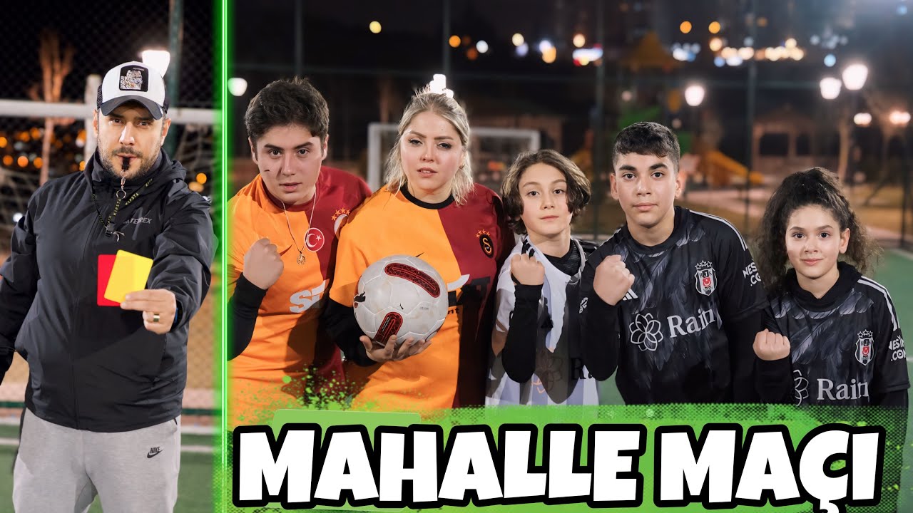ANNEMLE MAHALLE MAÇI YAPTIK CHALLENGE !! BAKLAVASINA