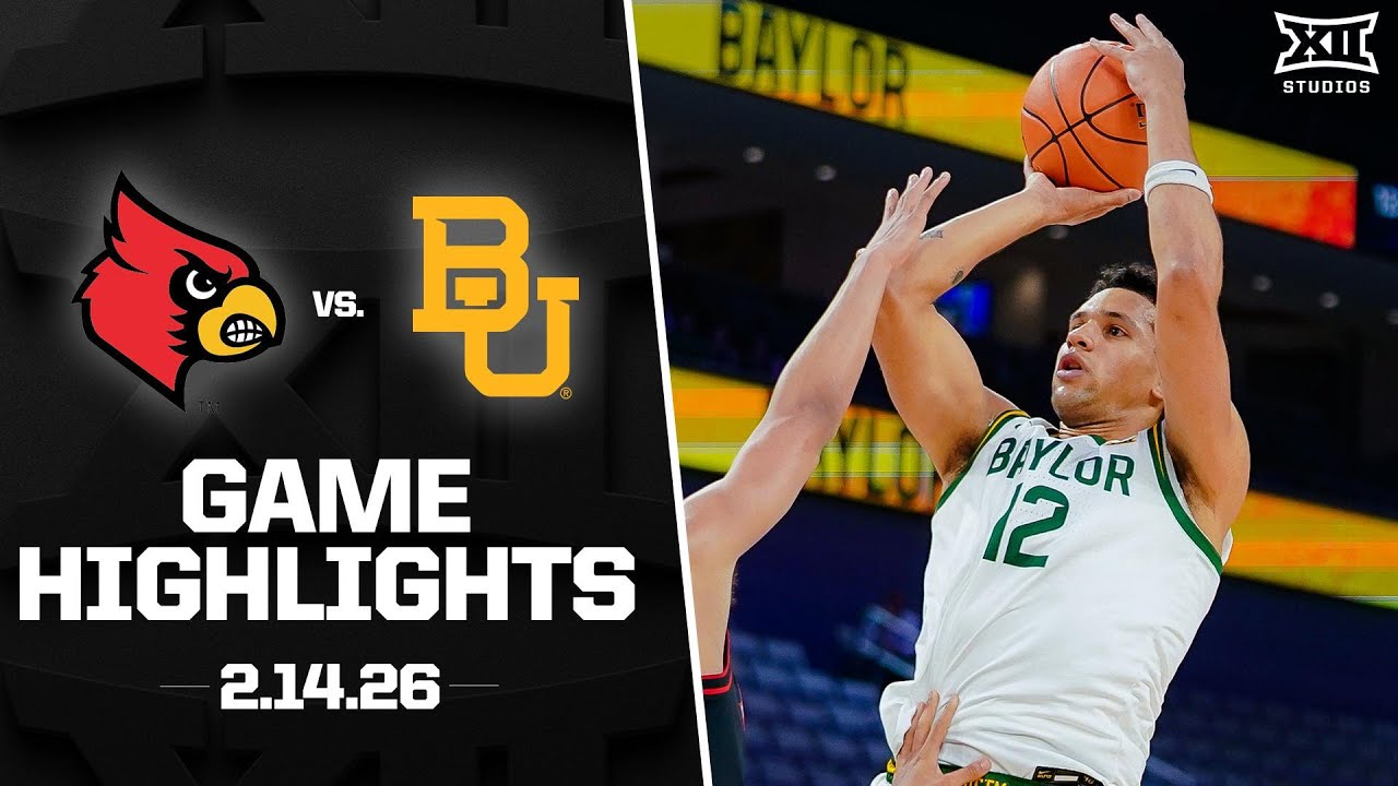 #24 Louisville vs. Baylor Game Highlights | 2025-26 Big 12 Men’s Basketball
