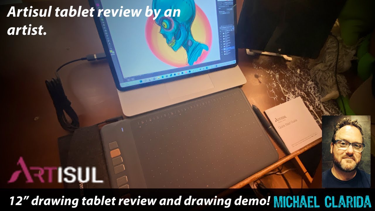 Artisul 12 inch drawing tablet review by an artist and demo