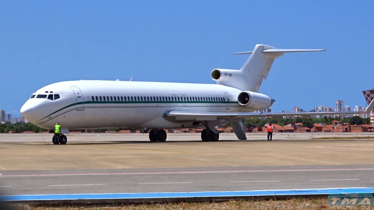 [SBFZ/ FOR] Pouso & Decolagem RWY13 Boeing 727-2M1RE Super 27 6V-AEF Senegal Government 29/09/2017