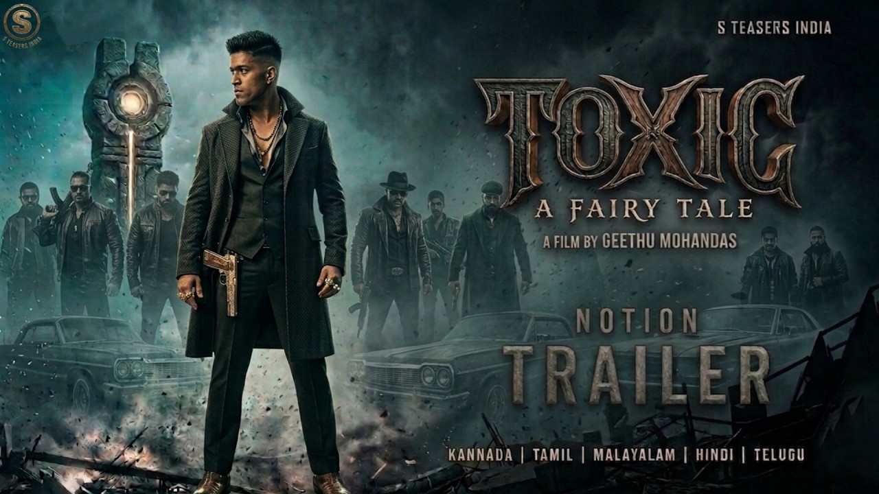 Toxic &ndash; Notion Trailer - A Fairy Tale for Grown-Ups | Yash | Geetu Mohandas | Kiara advani | STI