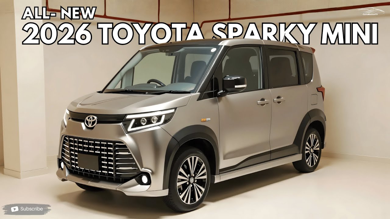 新型2026年型トヨタ・スパーキー・ミニ発表 ― 小型車ながらトヨタらしい高品質