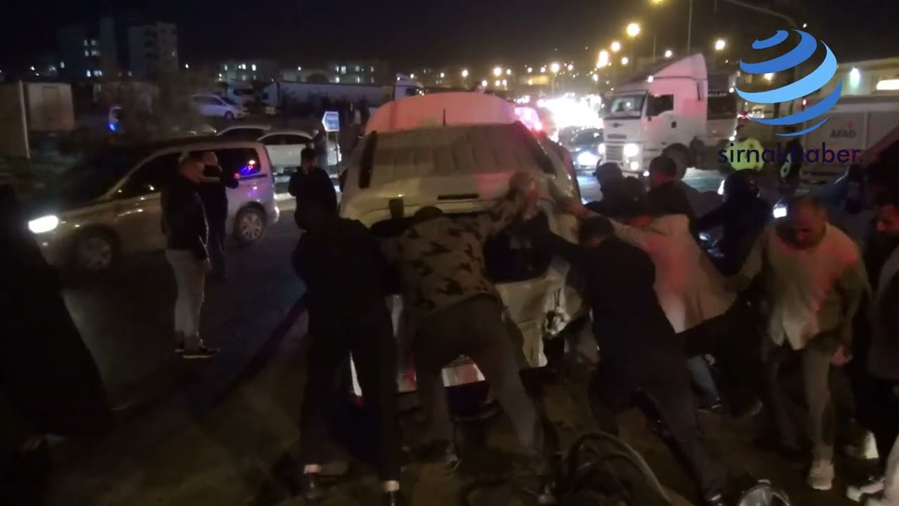 Cizre’de Freni boşalan Vinç, 6 aracı biçti, 7 kişi yaralandı