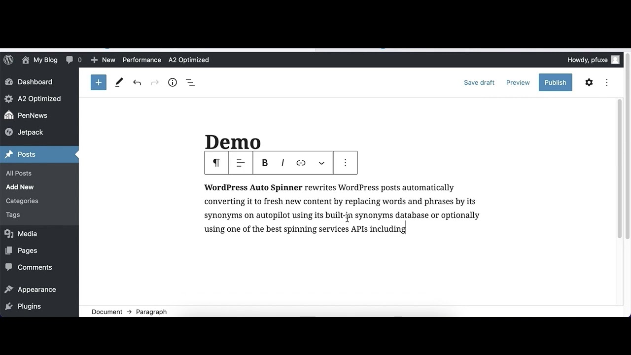 Wordpress Auto Spinner v 3 7 6 Problem Fix